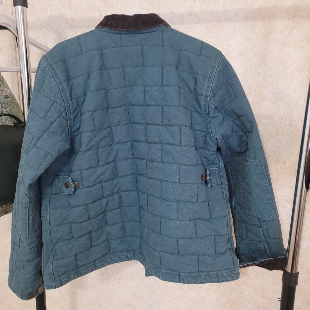 Carhartt Blue Quilted Jacket Womens Size M New Hope Teal - Picture 9 of 15